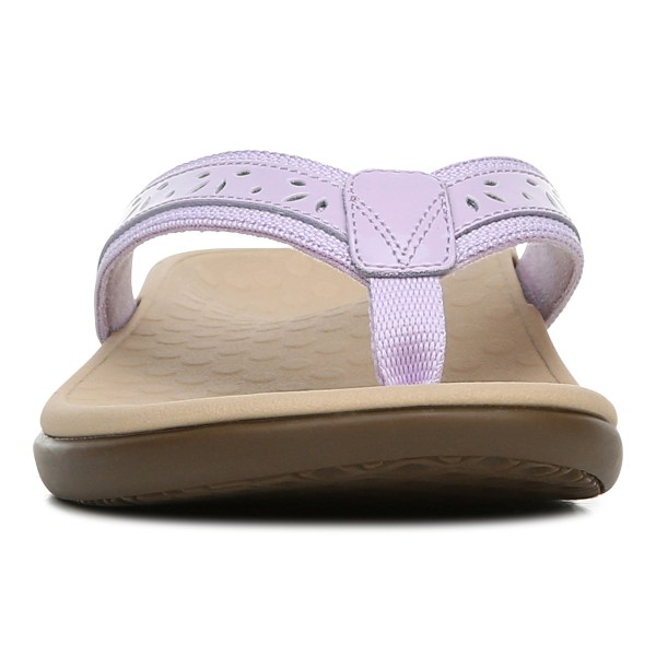 Vionic Sandals Ireland - Casandra Toe Post Sandal Purple - Womens Shoes Sale | ROMWB-7935